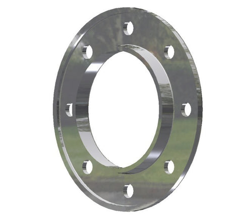 10000649-FLANGE 316SS TTMA 4" FLUED 8 HOLE