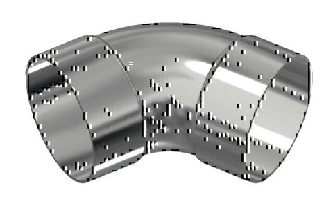 10002240-ELBOW BELLED STEEL SHORT RADIUS 60DEG 4" ALLEGHENY