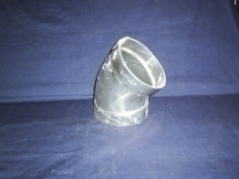 10002254-ELBOW BELLED ALUM SHORT RADIUS 45DEG 4" 5052-H0 ALLEGHENY