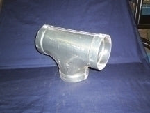 10002310-TEE BELLED ALUM SHORT RADIUS 4" 5052 WELDED ALLEGHENY