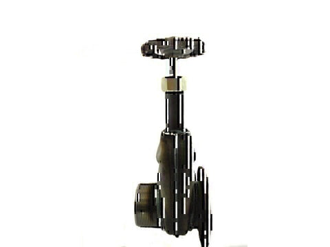 10002334-VALVE GATE MANUAL 3" STEEL BODY BRASS STEM TTMA X MNPT 50PSI MAWP BETTS