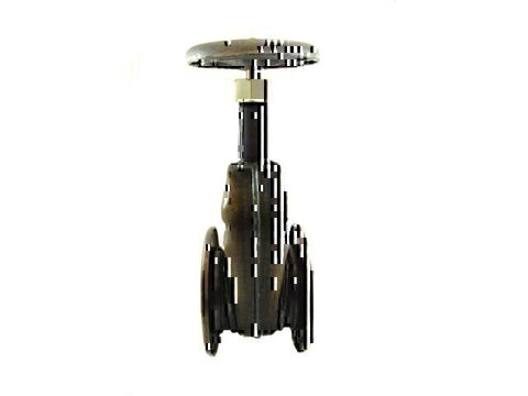 10002343-VALVE GATE MANUAL 4" STEEL BODY BRASS STEM TTMA X TTMA 50PSI MAWP BETTS
