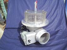 10002358-VALVE EMERG ALUM 6" X 4" H/F SHORT RADIUS AIR OP TAPERED SEAT GROOVE TEFLON BETTS