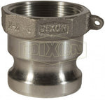 10002531-ADAPTOR ALUM 1.5" TYPE A X 1.5" FNPT 125PSI DIXON