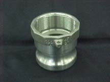10002553-ADAPTOR ALUM 4" TYPE A X 4" FNPT 100PSI DIXON