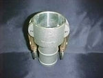 10002560-COUPLER ALUM 4" TYPE C X HOSE SHANK 100PSI DIXON