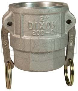 10002562-COUPLER ALUM 3" TYPE D X 3" FNPT 125PSI DIXON