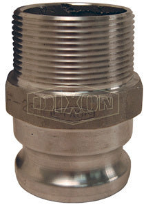 10002569-ADAPTOR ALUM 3" TYPE F X 3" MNPT 125PSI DIXON