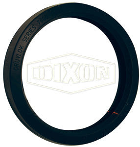 10002604-GASKET GROOVED 3" BUNA N BLK C/W 1 ORANGE STRIPE DIXON