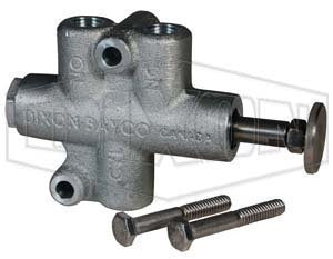 10002910-VALVE AIR BRAKE INTERLOCK PLUNGER ALUM 1" DIXON