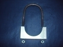 10003107-U BOLT & SADDLE PLATED STEEL 3 1/2" ZINC PLATED