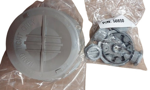 10004447-JUNCTION BOX ROUND 8 PORT PG21 THREAD 8 TERMINAL KIT GREY SURFACE MOUNT TRUCKLITE