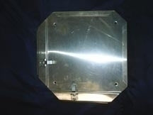10005016-PLACARD HOLDER ALUM 2 SS CLIP C/W PLASTIC FACE INCOM