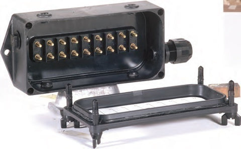 10009664-ELECT JUNCTION BOX RECT 18 CIRCUIT 4 X 8 PRE DRILLED ASSM BETTS