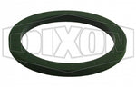 10011394-GASKET VITON BLK C/W YEL STRIPE 3" DIXON