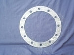 10014338-GASKET OUTLET FLANGE 6" TTMA SUMP 1/16" DONEX 10.25" OD 8" ID 9.25" BHC