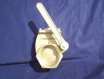 10018485-GATE VALVE BRASS 3" LEVER OPERATED FNPT 90PSI METALTECNICA