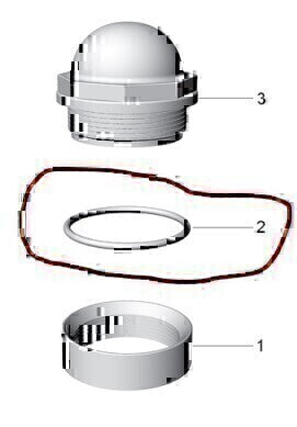 10025883-ORING VAC TANK SIGHT GLASS 2" METALTECNICA