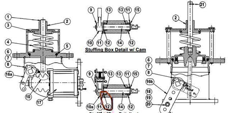10026584-ORING RETAINER/SPACER SLEEVE .358" SHORT SS BETTS