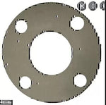 10034601-GASKET ANSI FLANGE 150LB FULL FACE 4" 1/8" DURLON 8500/GARLOK 2900 4.563" ID 9" OD 7.5" BHC