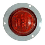 10041601-LAMP CL/MARKER SERIES 10 LED 2.5" RED FLANGE MNT FIT FORGET SS TRUCKLITE