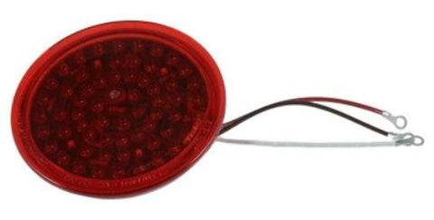 10053177-LAMP STT 4" RED 45 DIODE SHALLOW LENS INSERT MULTI VOLT C/W EYELETS  BETTS