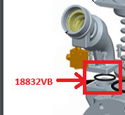 10071021-ORING MANIFOLD DUAL BANK PRODUCT RETURN FKM-BLT BROWN  #222 FKM-BLT BROWN BETTS